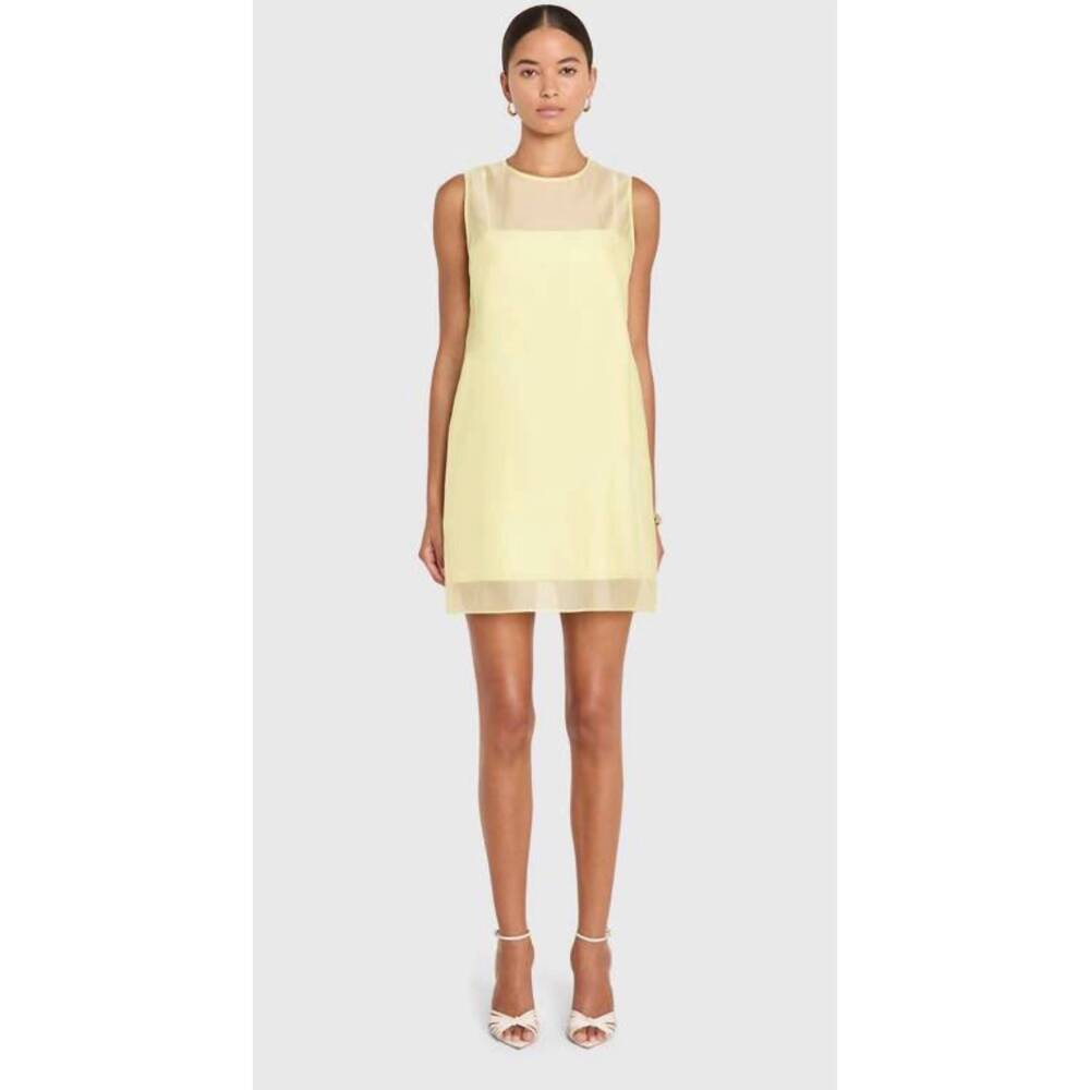 NEW AMANDA UPRICHARD annina dress in yellow